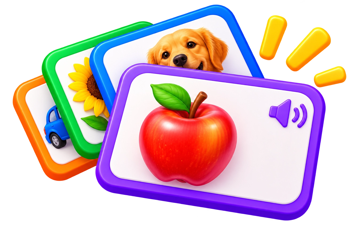 3D Flashcards graphic
